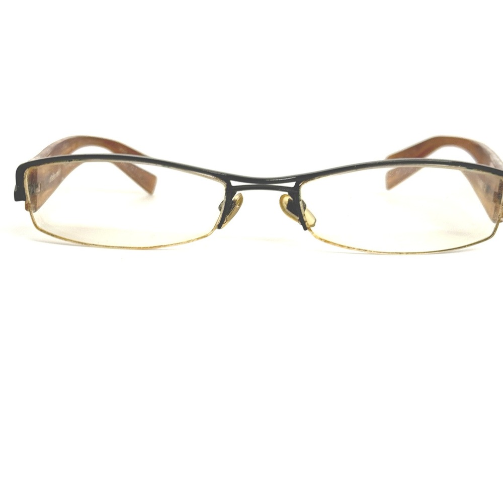 Alain Mikli AL0656 0012 Eyeglasses Frames Black Brown Rectangle Hand Made France